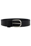 Marc OPolo Ceinture en cuir pour femme 231T Laddies, Noir , 85 cm