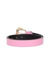 Versace JEANS COUTURE Ceinture rose pour femme avec boucle baroque 80 , rose, 80 cm