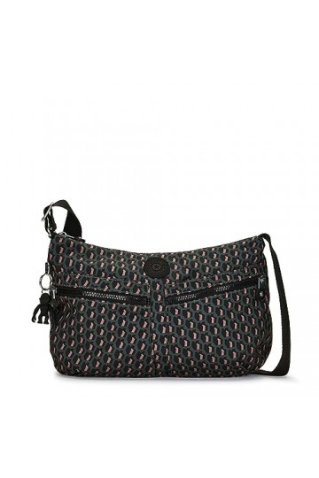 Kipling Izellah Sacs à Bandoulière, 33 x 12 x 23, 3D K Pink Noir 