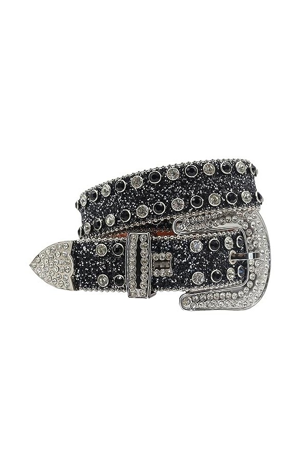 Ceinture à double œillet for femme, ceinture cloutée, ceinture élastique for femme, ceintures en strass diamant, ceintures cl