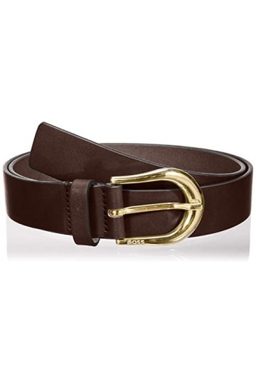 BOSS Carol Belt 3cm-VC Ceinture, Dark Brown205, 80 aux Femmes