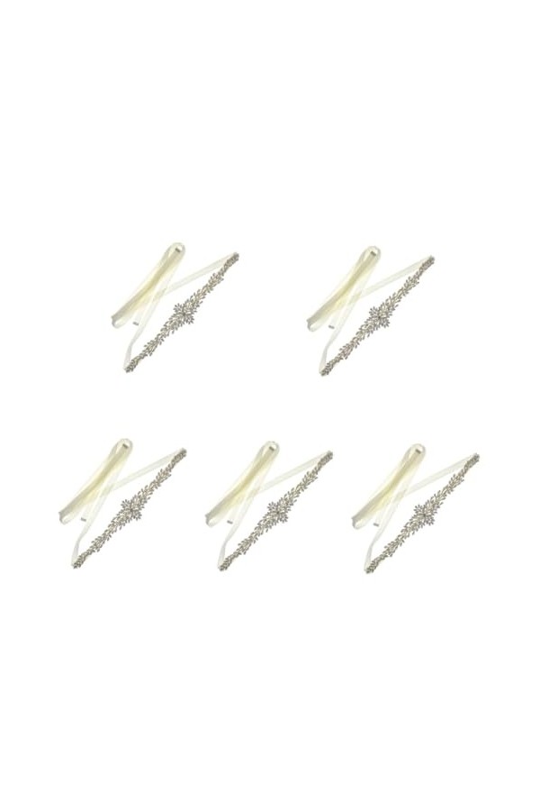 Abaodam 5 Pièces Mariée Ceinture De Mariage Femmes Ceintures Pour Robe Robe De Mariée Ceinture Strass Sash Ceinture Ceinture 