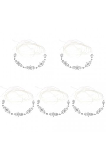 Abaodam 5 Pièces De Mariage Strass Ceinture Robe De Soirée Ceinture Perle Taille Ceinture Sans Boucle Femmes Ceinture Robe Ce