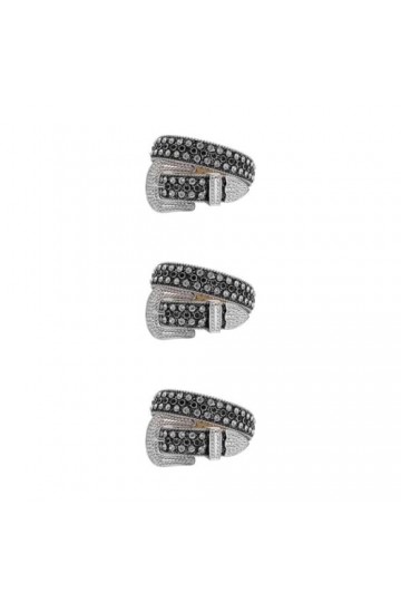 DSOUWEH 5 Ensemble de Style Avec Ceinture Strass Texture Fantaisie - Y2K Rétro Western Strass Casual Ceinture Jeans Style Rét