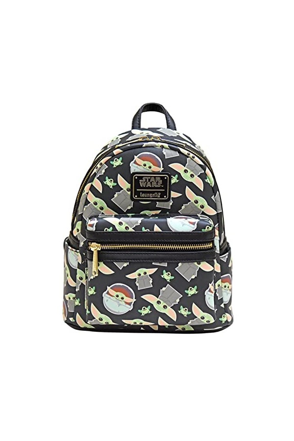 Loungefly Star Wars Baby Yoda Sac à main à double bandoulière pour femme