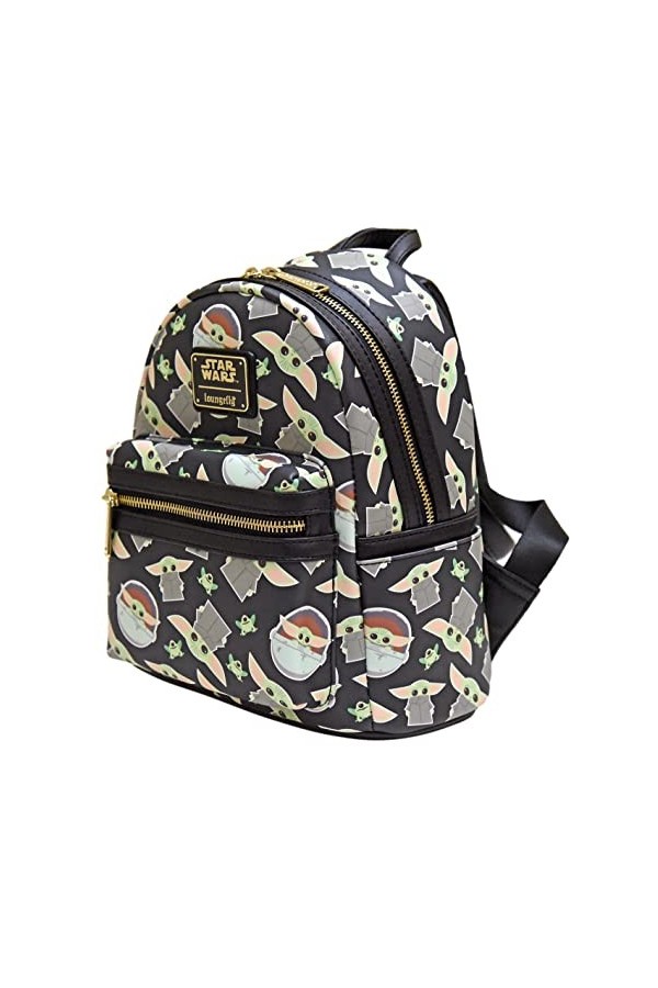 Loungefly Star Wars Baby Yoda Sac à main à double bandoulière pour femme