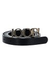 Joop! 2,0 CM Womens Cow Leather Belt W75 Black