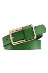 Ceinture en peau de vache à la mode, Simple, décorative, véritable, for femmes, accessoires de ceinture en jean Size : 95cm 