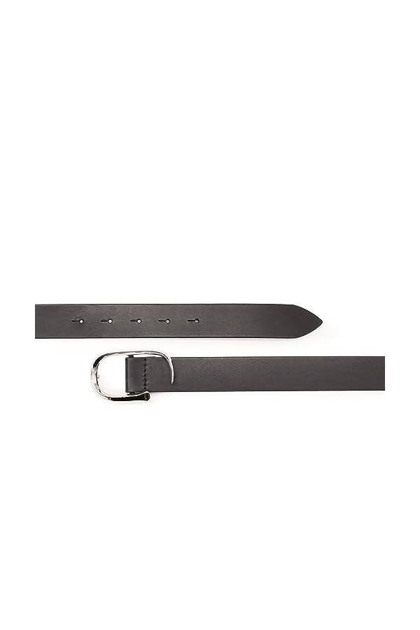 Orciani Ceinture Bull en cuir noir D09949ABULL NOIR, Noir , 90 cm