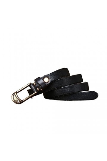 EKLART Ceinture en cuir véritable peau de vache rétro ceinture de luxe robe et ceintures en jean for femmes mode boucle ardil