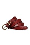 EKLART Ceinture en cuir véritable for femmes peau de vache mode qualité boucle en cuivre femmes ceinture for jean Size : 36i