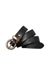EKLART Ceinture en cuir véritable for femmes boucle ardillon cuir de vachette Jeans décontractés ceintures qualité Vintage fe