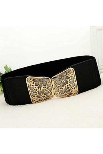 Ceinture Large Large Cummerbund Sangle Ceinture Taille Femme Femme Accessoires Longueur de Ceinture : 65X6cm, Couleur : EL72