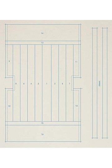 June Tailor JT-1476 Quilt As/Go Sophie Tote Bag None, Blanc