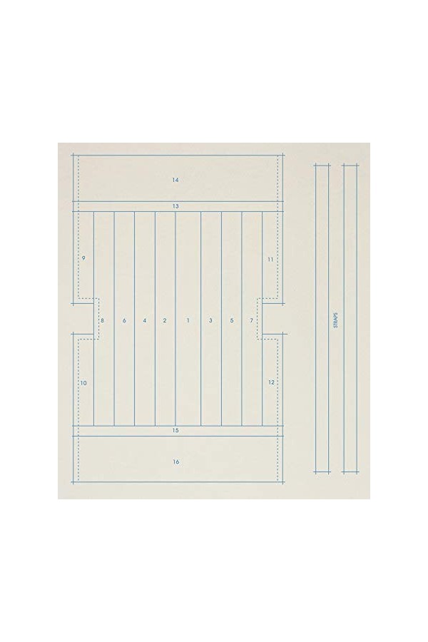 June Tailor JT-1476 Quilt As/Go Sophie Tote Bag None, Blanc