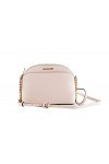 Michael Kors Emmy Sac bandoulière en cuir Saffiano, moyen, rose Blush poudre. , Medium