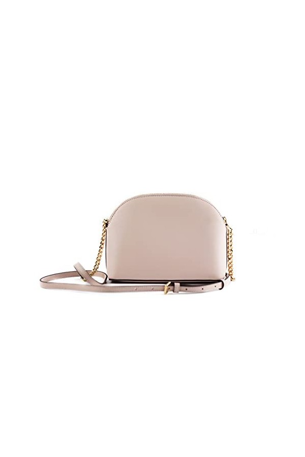 Michael Kors Emmy Sac bandoulière en cuir Saffiano, moyen, rose Blush poudre. , Medium