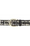 Vanzetti Ceinture 35 mm W70 noir, Noir , taille unique