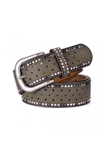 DYXYH Vintage Lady Ceinture Beau Hollow Out Rivet All-Match Mode Courroies Femmes Women Ceinture Color : A, Size : 100cm 