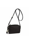 Tous Nika Sherton,Sac à bandoulière pour femme, Noir 495900115 , 19x14x5 cm W x H x L 