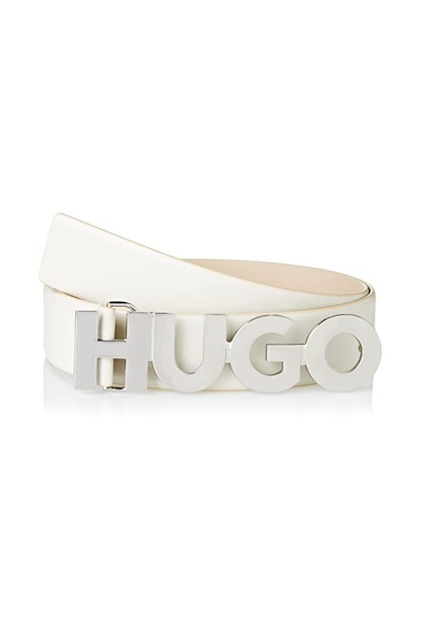 HUGO Zula Belt 3,5cm-ZL Ceinture, Light Beige271, 90 aux Femmes