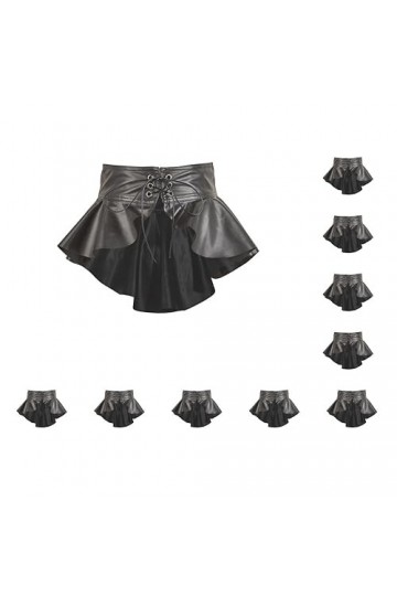 Paowsietiviity Ceinture réglable pour femme pour mariage, Noël, Lot de 10 noir , Length 62cm