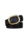 EKLART Ceinture de conception de luxe de qualité for les femmes boucle en cuivre ceinture rétro classique ceintures en cuir v