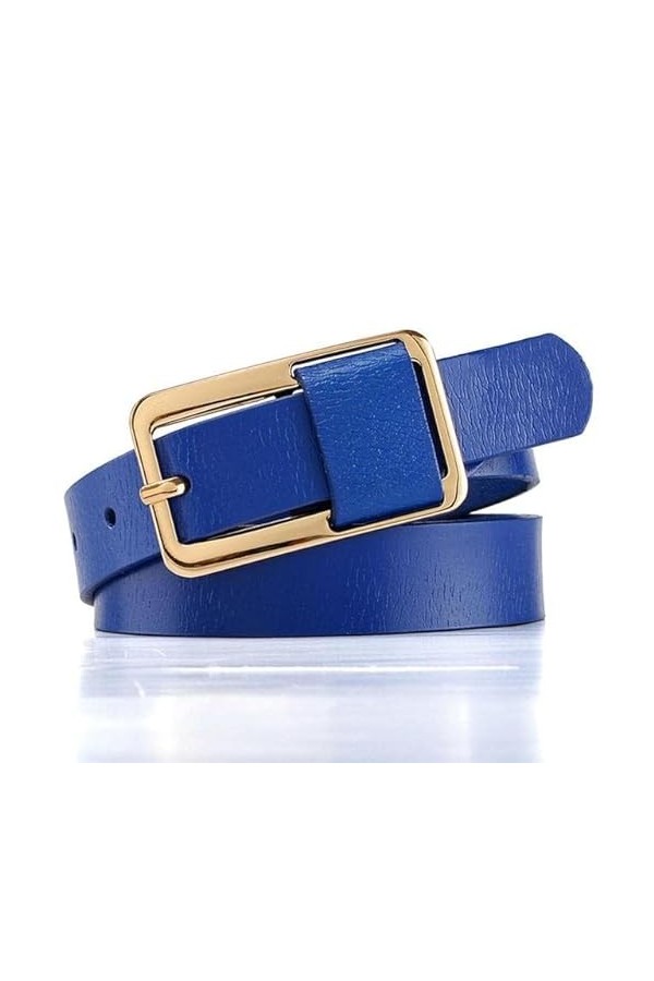 Personnalité à la mode Ceinture Verte Jupe Ceinture Étroite Simple Ceintures Décoratives Véritables pour Femmes Accessoires F