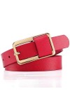 Personnalité à la mode Ceinture Verte Jupe Ceinture Étroite Simple Ceintures Décoratives Véritables pour Femmes Accessoires F