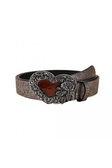 ZYXLB Ceinture décorative Polyvalente de Style Ethnique personnalisé en Relief Vintage for Femmes