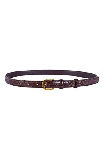 ZYXLB Ceinture décorative en Cuir de Vachette for Femme avec Ceinture en Jean Color : D, Size : 105cm 