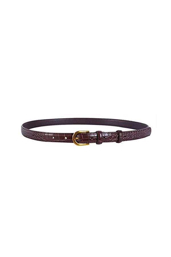 ZYXLB Ceinture décorative en Cuir de Vachette for Femme avec Ceinture en Jean Color : D, Size : 105cm 