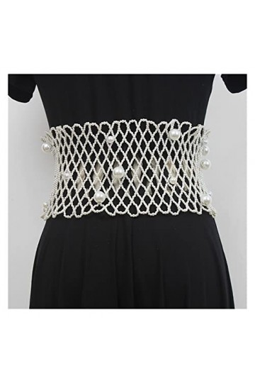 SSCAR Femmes Tricoté Femme Robe Corsets Ceinture Ceintures Décoration Large Ceinture