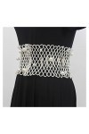 SSCAR Femmes Tricoté Femme Robe Corsets Ceinture Ceintures Décoration Large Ceinture