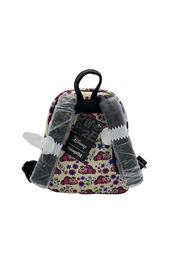 Loungefly Sac à bandoulière à double sangle Motif chat du Cheshire