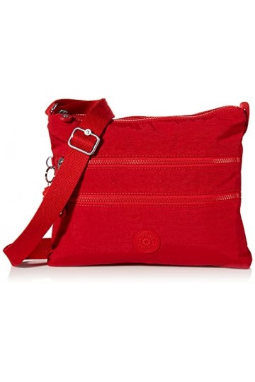 Kipling Alvar, Sac à bandoulière Femme, Rouge, Taille Unique