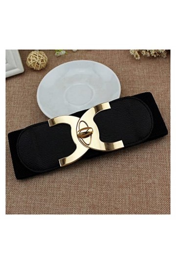 Accessoires de vêtements pour Femmes, Style Boucle Élastique Large Ceinture Large Cummerbund Sangle Ceinture Taille Femme Acc