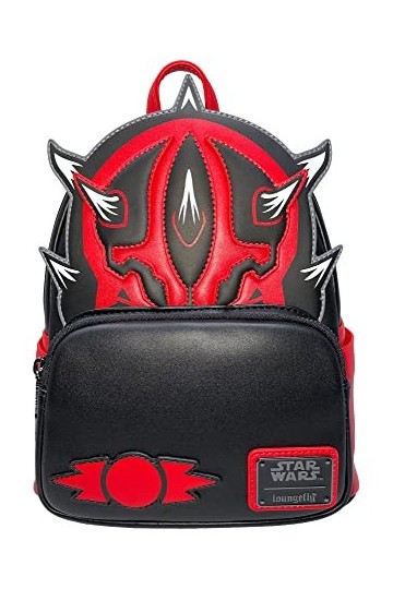 Loungefly Star Wars Darth Maul Sith Sac à bandoulière double sangle pour femme, noir, Medium