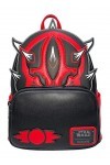 Loungefly Star Wars Darth Maul Sith Sac à bandoulière double sangle pour femme, noir, Medium