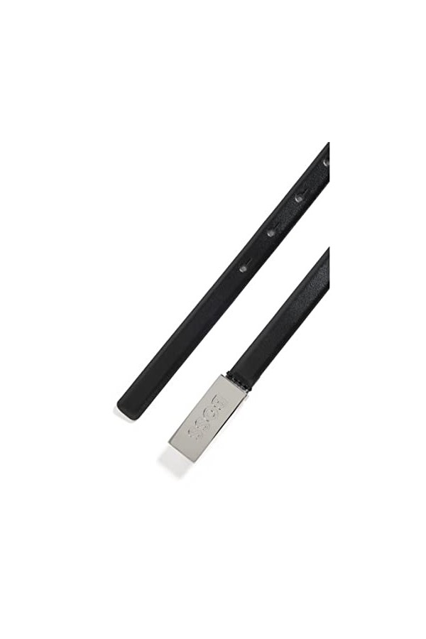 BOSS Amber Belt 1,5cm Ceinture, noir2, 85 cm Femme