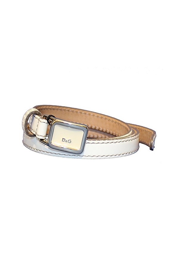 D&G - Ceinture - Femme Blanc crème 95 cm