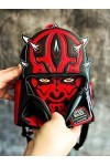 Loungefly Star Wars Darth Maul Sith Sac à bandoulière double sangle pour femme, noir, Medium