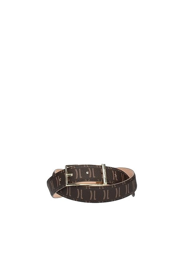 Alviero Martini Prima Classe Ceinture monogram pour femme, marron, 95 EU