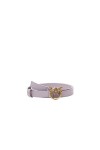 Pinko Love Berry H2 Belt Vitello Set Ceinture, Y13q_Iris-Antique Gold, M Femme