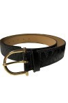 Michael Kors Women’s MK Signature Belt , Black, Small