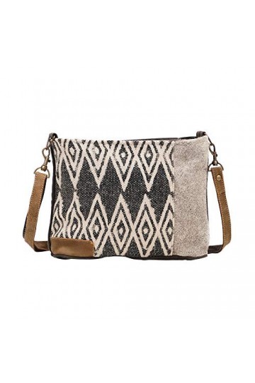 Myra Bag S-1431 Sac à bandoulière en cuir de vache en céramique