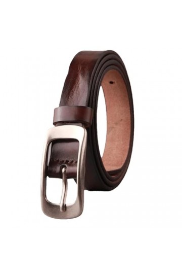 Ceintures de taille pour femmes, ceintures en peau de vache à la mode, boucle en alliage Simple en métal souple, jupes décora