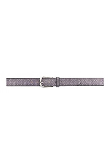 B.Belt Tessa Gold W85 Ceinture en cuir violet/argenté métallisé, Violet/argenté métallisé, taille unique