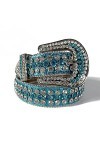 VIYASI Ceinture Femme, Cowgirl Bling Bling strassons Ceinture Ceinture cloutée for Femmes Hommes Cow-Boy Ceinture cloutée Be