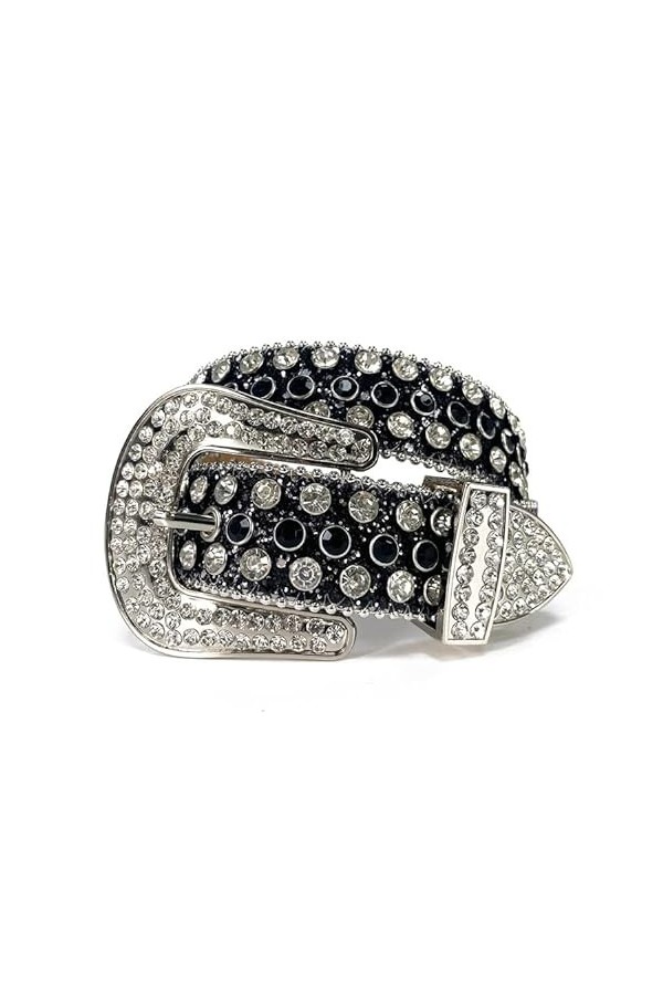 VIYASI Ceinture Femme, Cowgirl Bling Bling strassons Ceinture Ceinture cloutée for Femmes Hommes Cow-Boy Ceinture cloutée Be